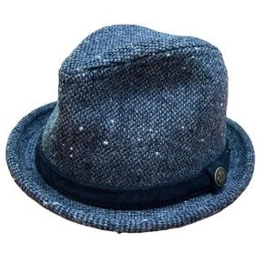 Goorin Bros X Woolrich Mens Wool Tweed Fedora Hat Size Large L Gidon Hamel NEW